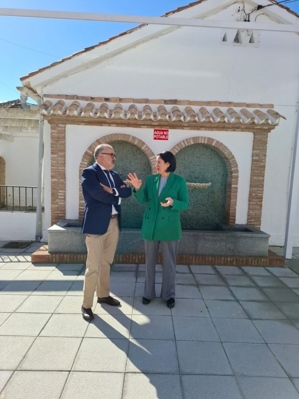 Imagen de la visita a Agrón (JUNTA)