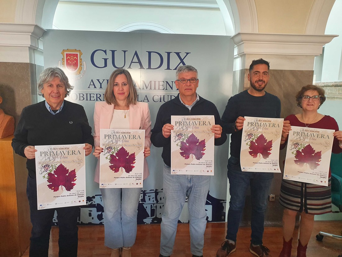 Presentación de la Feria Primavera y Vino (AYTO. GUADIX)