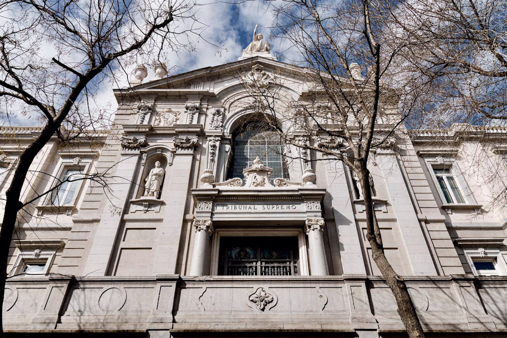 Fachada del Tribunal Supremo (CARLOS LUJÁN - EUROPA PRESS)