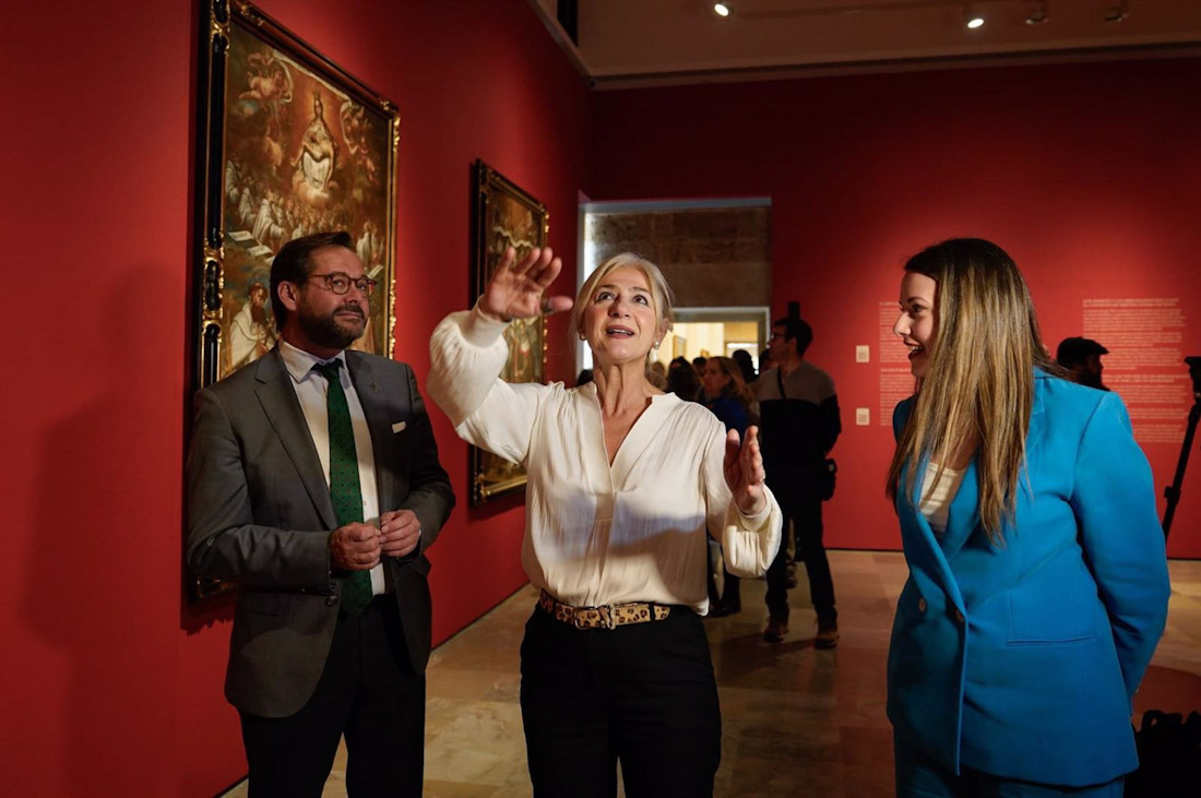 La consejera de Cultura y Deporte, Patricia del Pozo, en el centro en la imagen (ARSENIO ZURITA/EUROPA PRESS)