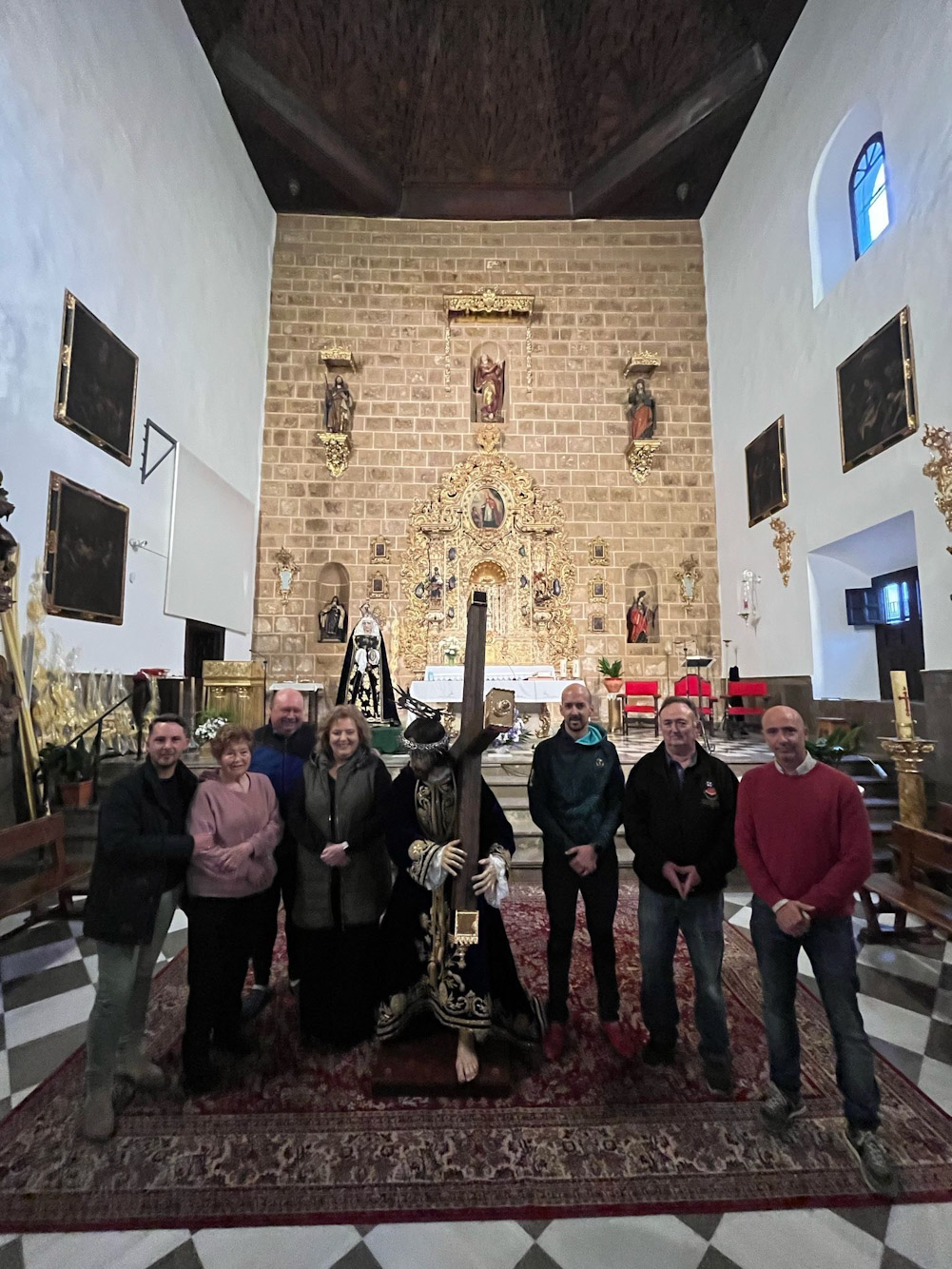 El Nazareno ya restaurado (AYTO. ALFACAR)