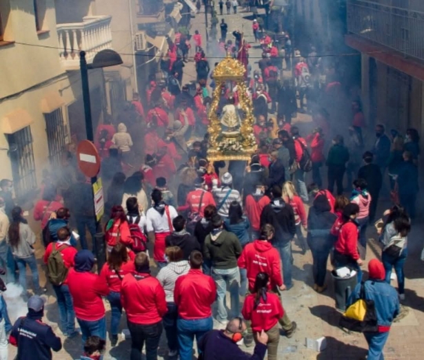 Procesión de los petardos (AYO. CÚLLAR VEGA)