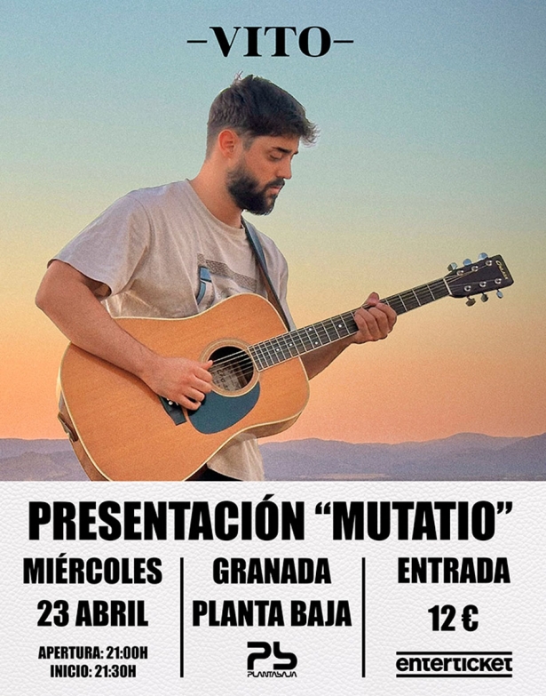 Cartel del concierto de VITO