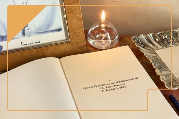 Libro de condolencias tras la muerte de Francisco (ARZOBISPADO) Libro de condolencias tras la muerte de Francisco (ARZOBISPADO)