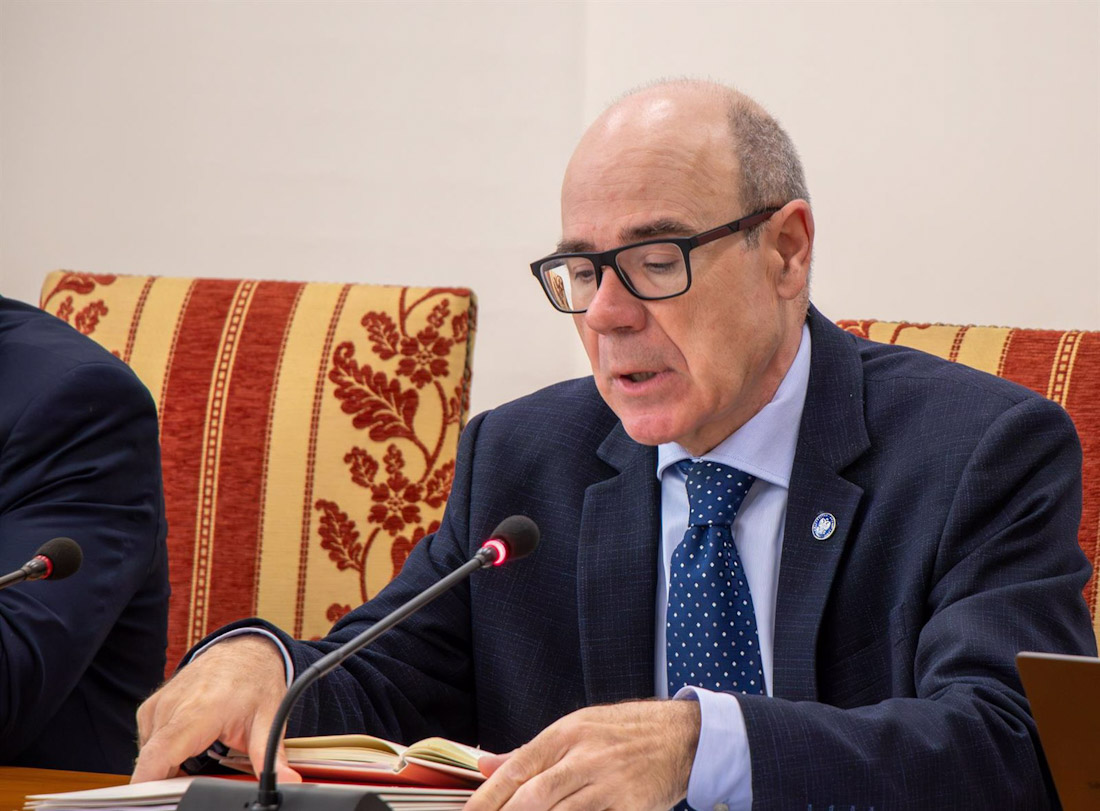 El rector de la Universidad de Granada, Pedro Mercado (UGR)