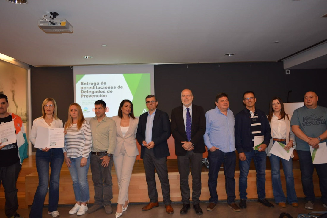 La Junta y los sindicatos CCOO y UGT han dado la bienvenida en el Parque de las Ciencias a los nuevos delegados de prevención de riesgos laborales (JUNTA)