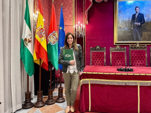La viceportavoz municipal de Vox en Granada, Mónica Rodríguez Gallego (VOX)