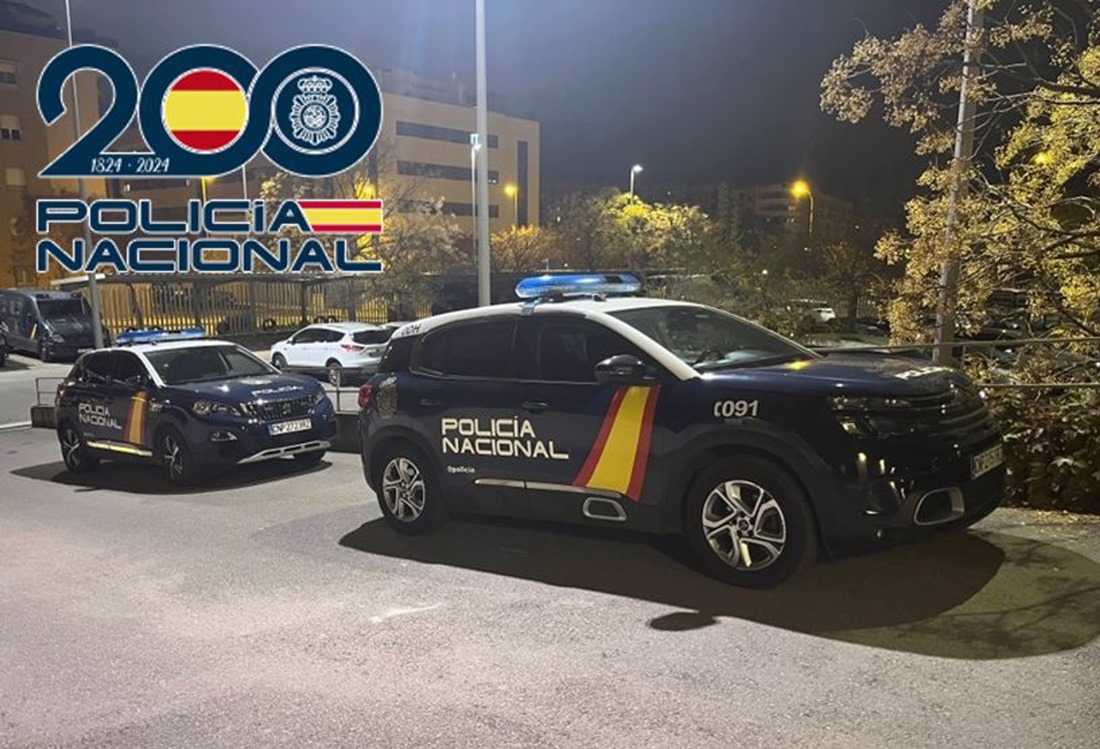 Vehículos policiales en Granada (POLICÍA NACIONAL)