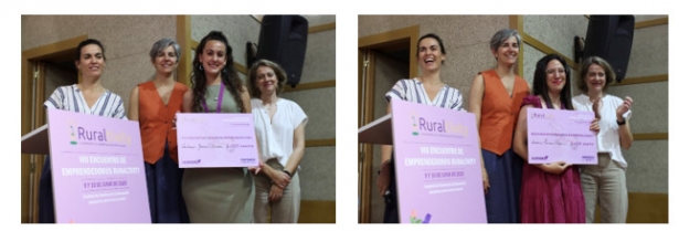 Las emprendedoras reciben el galardón 