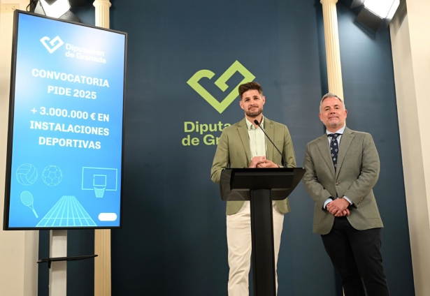 Eric Escobedo, diputado de Deportes, junto a Nicolás Navarro, portavoz del Equipo de Gobierno (DIPGRA) Eric Escobedo, diputado de Deportes, junto a Nicolás Navarro, portavoz del Equipo de Gobierno (DIPGRA)