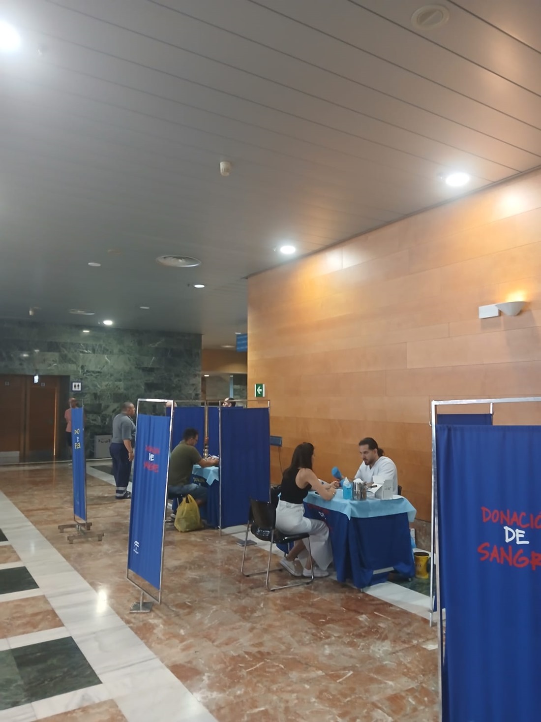 Colecta de sangre en el Palacio de Congresos (JUNTA)