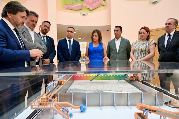 Maqueta de la nueva línea de pretratamiento de biorresiduos (DIPGRA)