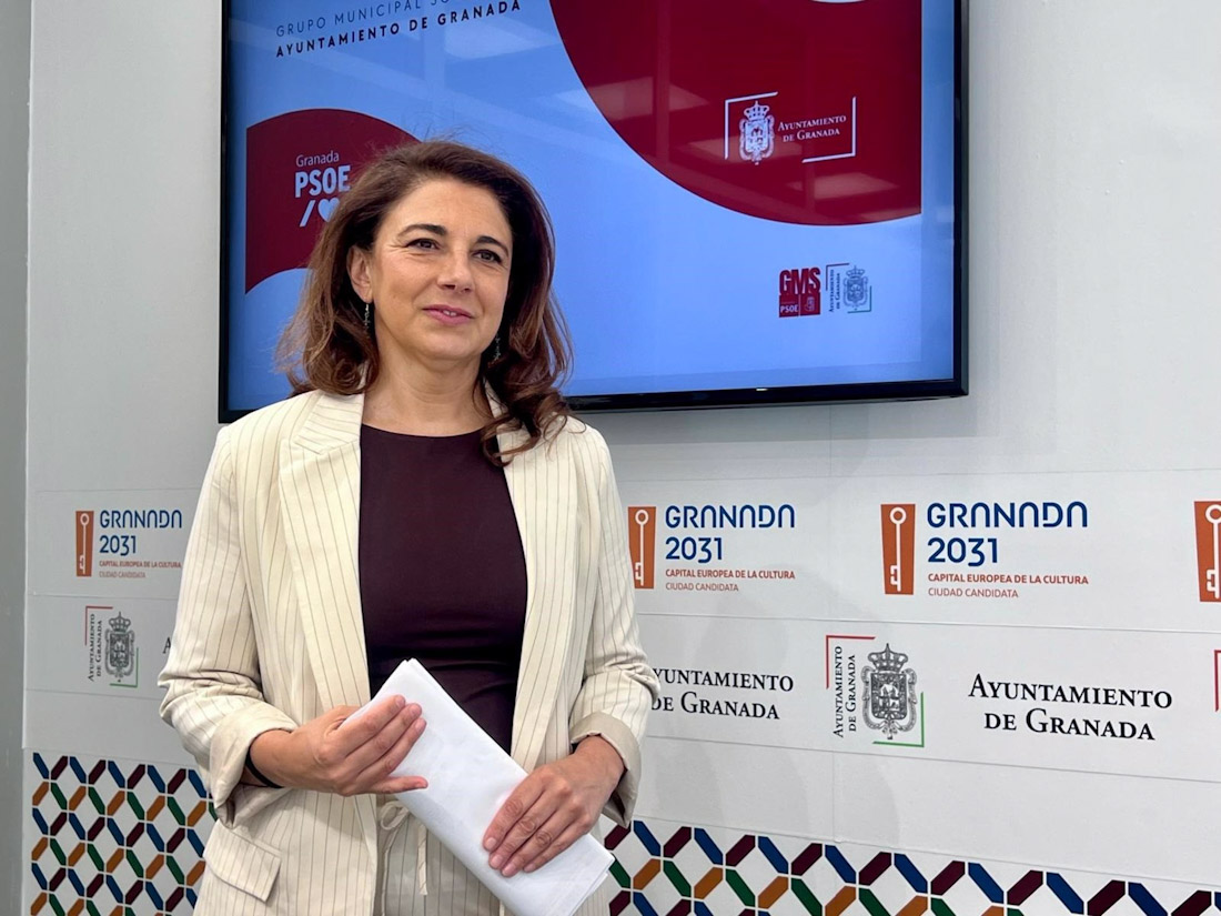 La portavoz del PSOE en el Ayuntamiento de Granada, Raquel Ruz (PSOE)