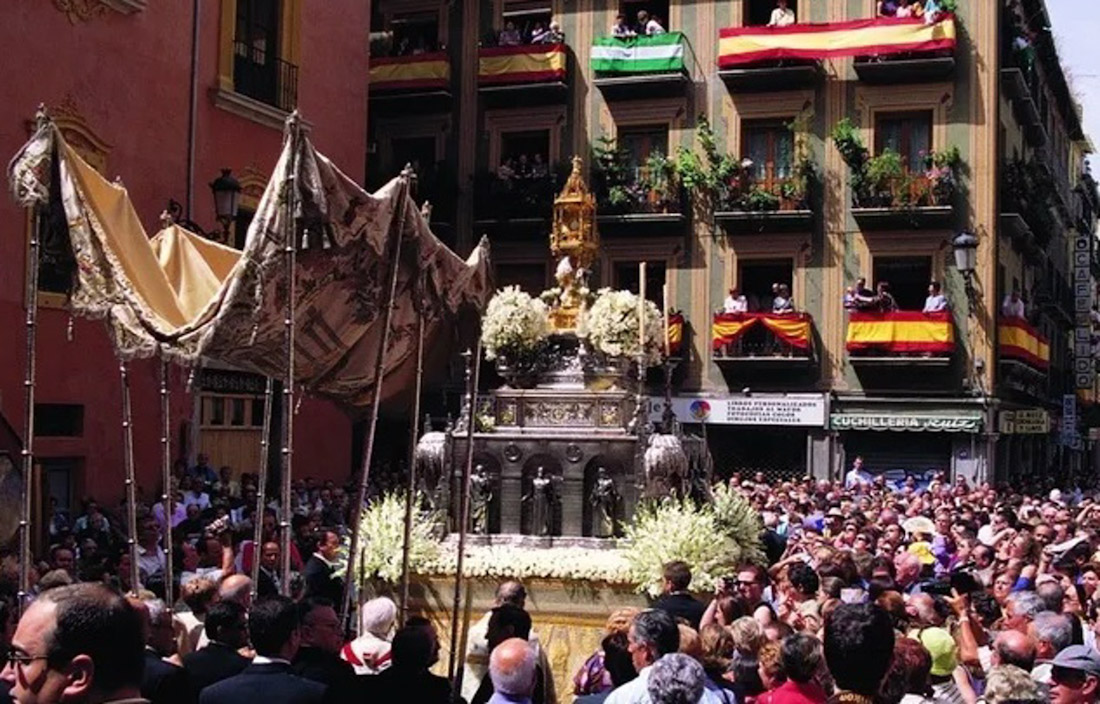 Procesión de Corpus Christi en Granada. Imagen de archivo. (EUROPA PRESS/GRANADATUR)