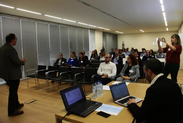 Jornadas en la sede de la Fundación Pública Andaluza Parque Tecnológico de la Salud (PTS) de Granada, en imagen de archivo (FUNDACIÓN PTS) Jornadas en la sede de la Fundación Pública Andaluza Parque Tecnológico de la Salud (PTS) de Granada, en imagen de archivo (FUNDACIÓN PTS)