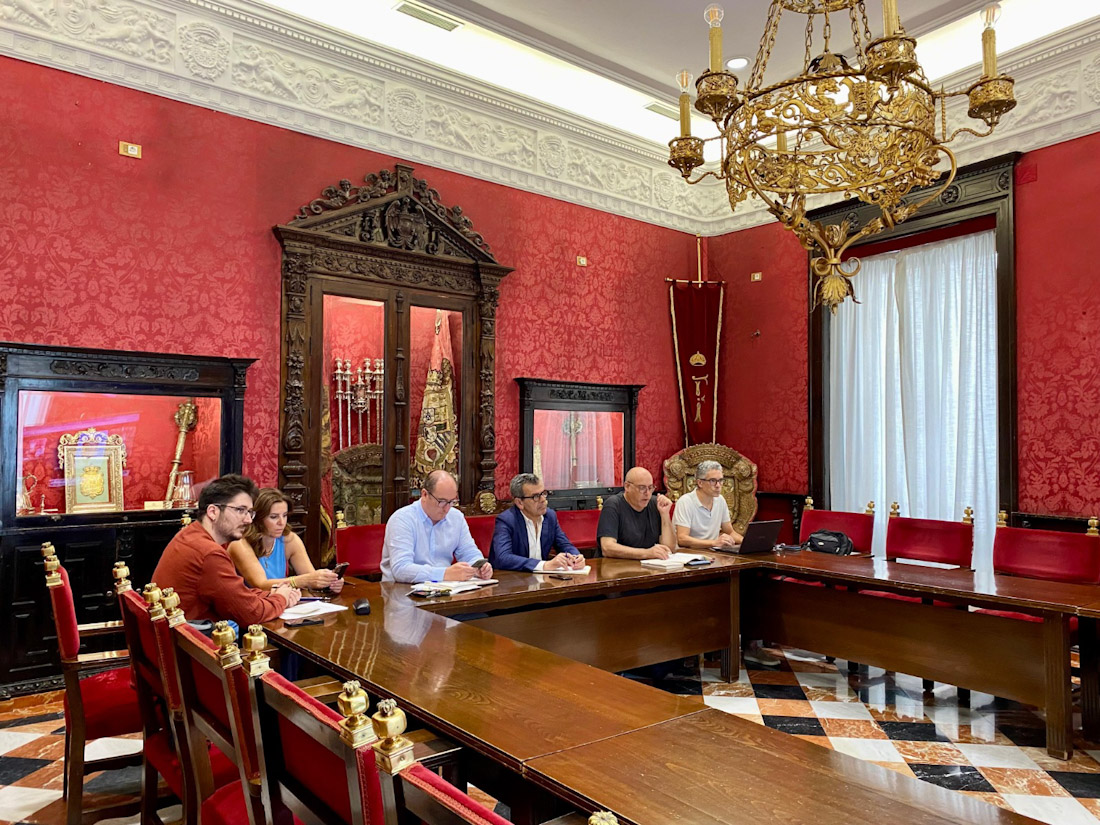 Imagen de la reunión (AYTO. GRANADA)