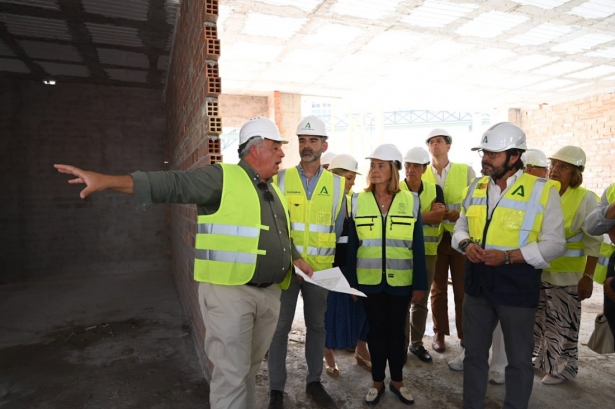 Visita a las obras de la nueva oficina comarcal agraria (JUNTA)