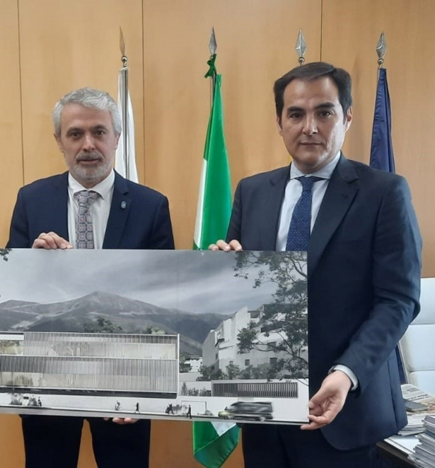 Imagen de archivo de la presentación del proyecto de la nueva sede judicial de Órgiva (JUNTA DE ANDALUCÍA)