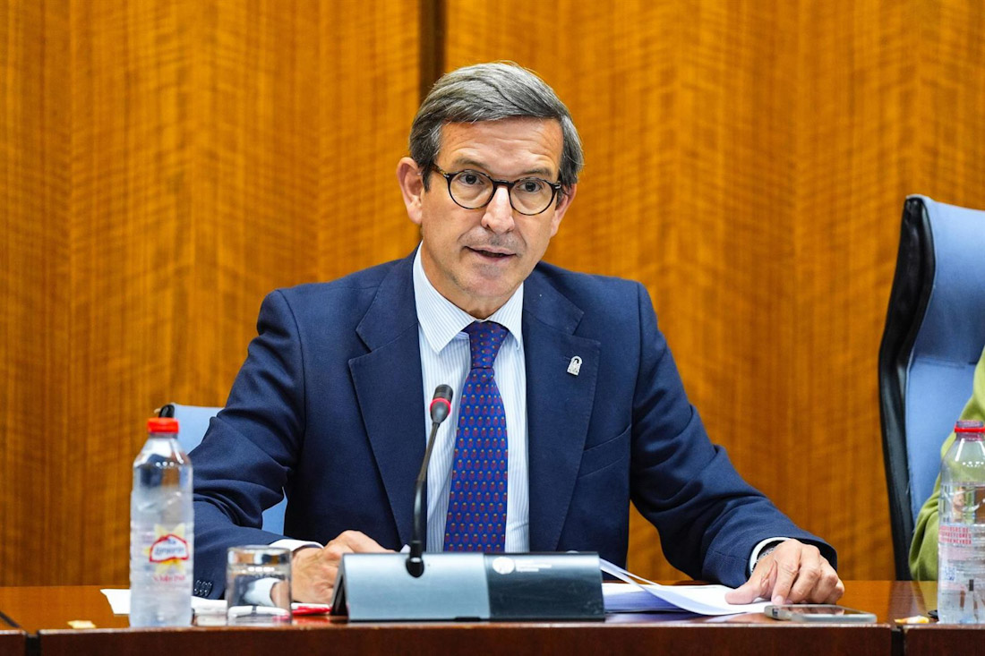 El consejero de Industria, Energía y Minas, Jorge Paradela, en comisión parlamentaria (JOAQUÍN CORCHERO/EUROPA PRESS)