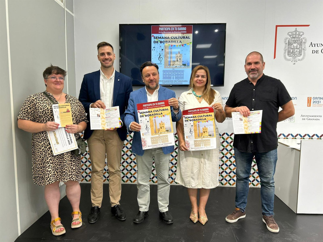 Presentación de las fiestas populares de La Bobadilla en el Ayuntamiento de Granada (AYUNTAMIENTO)