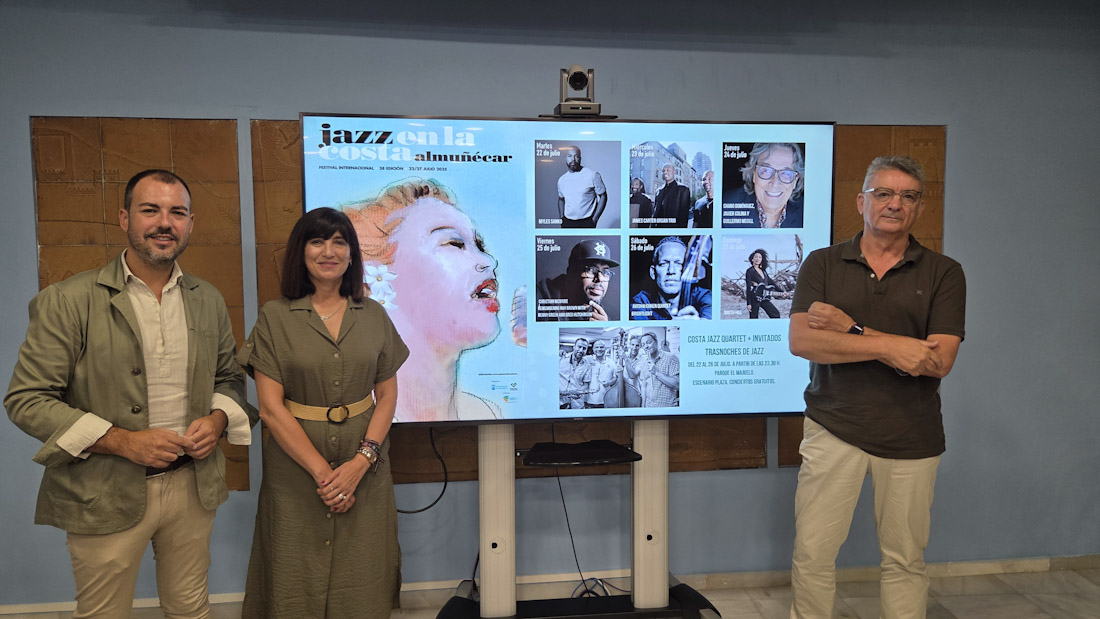 Presentación de Jazz en la Costa (AYTO. ALMUÑÉCAR)