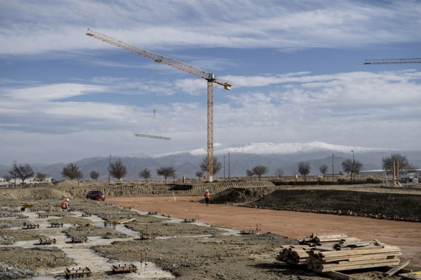Imagen de archivo de obras de la instalación científica IFMIF-DONES (ÁLEX CÁMARA - EUROPA PRESS)