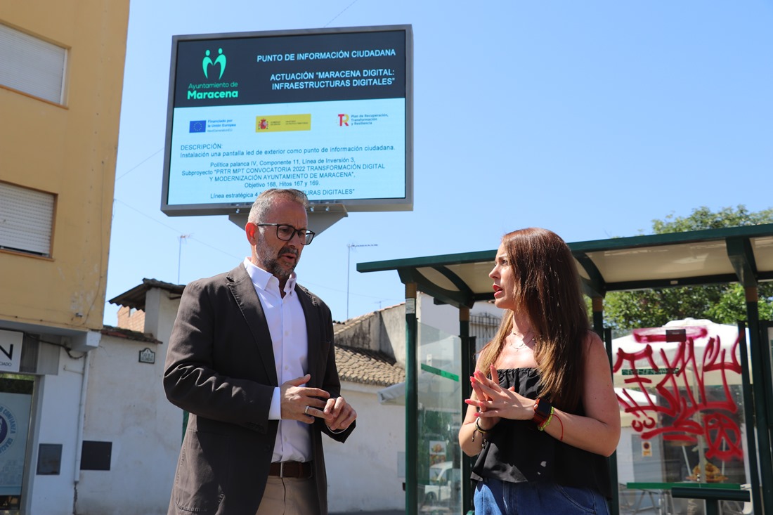 Nueva pantalla informativa (AYTO. MARACENA)