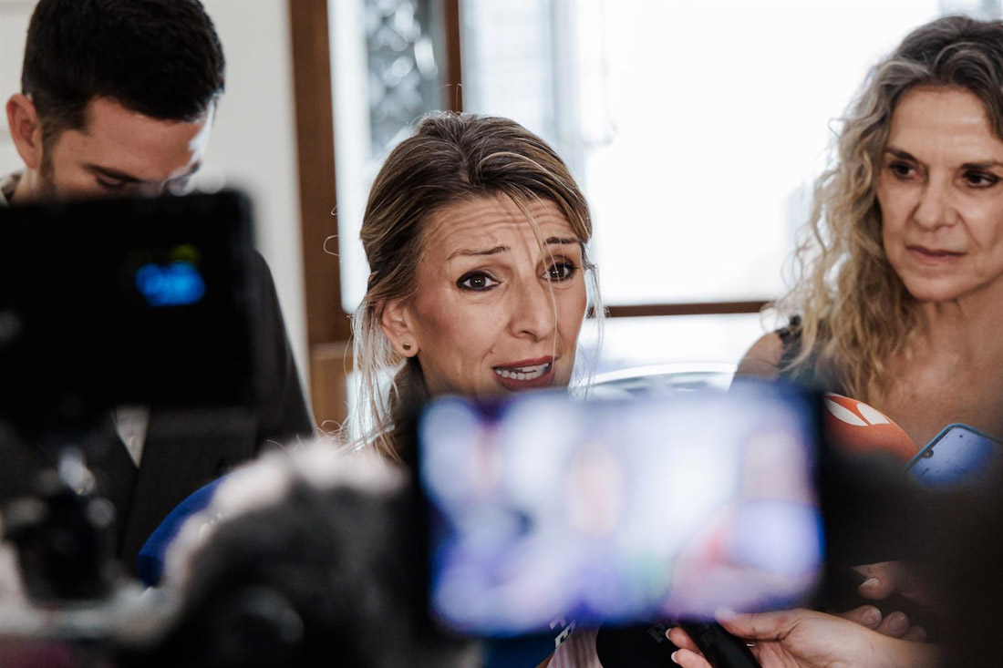 La vicepresidenta segunda y ministra de Trabajo y Economía Social, Yolanda Díaz (CARLOS LUJÁN - EUROPA PRESS)