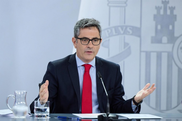 El ministro de la Presidencia, Félix Bolaños (JESÚS HELLÍN - EUROPA PRESS)