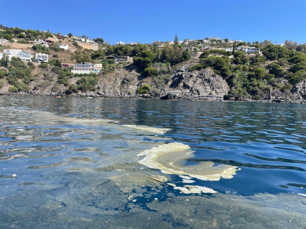 Mancha de suciedad en el agua (ECOLOGISTAS EN ACCIÓN)