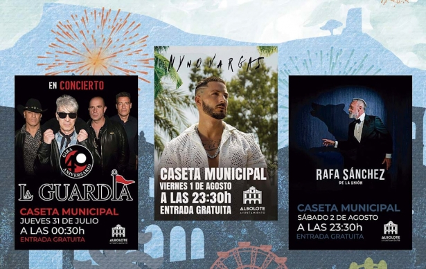 Actuaciones de las Fiestas de Albolote 