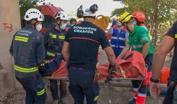 Actuación de bomberos de Granada (112 )
