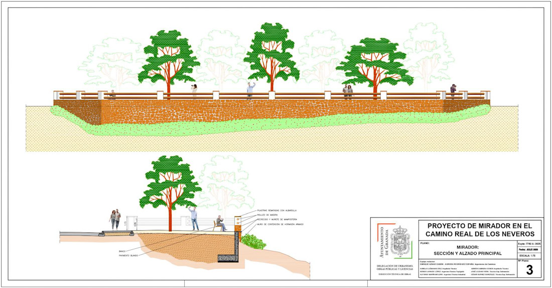 Proyecto del Mirador de la Vega (AYTO. GRANADA)