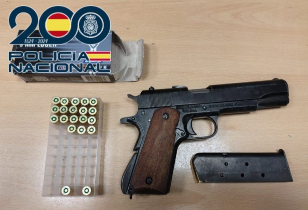 Arma incautada (POLICÍA NACIONAL)