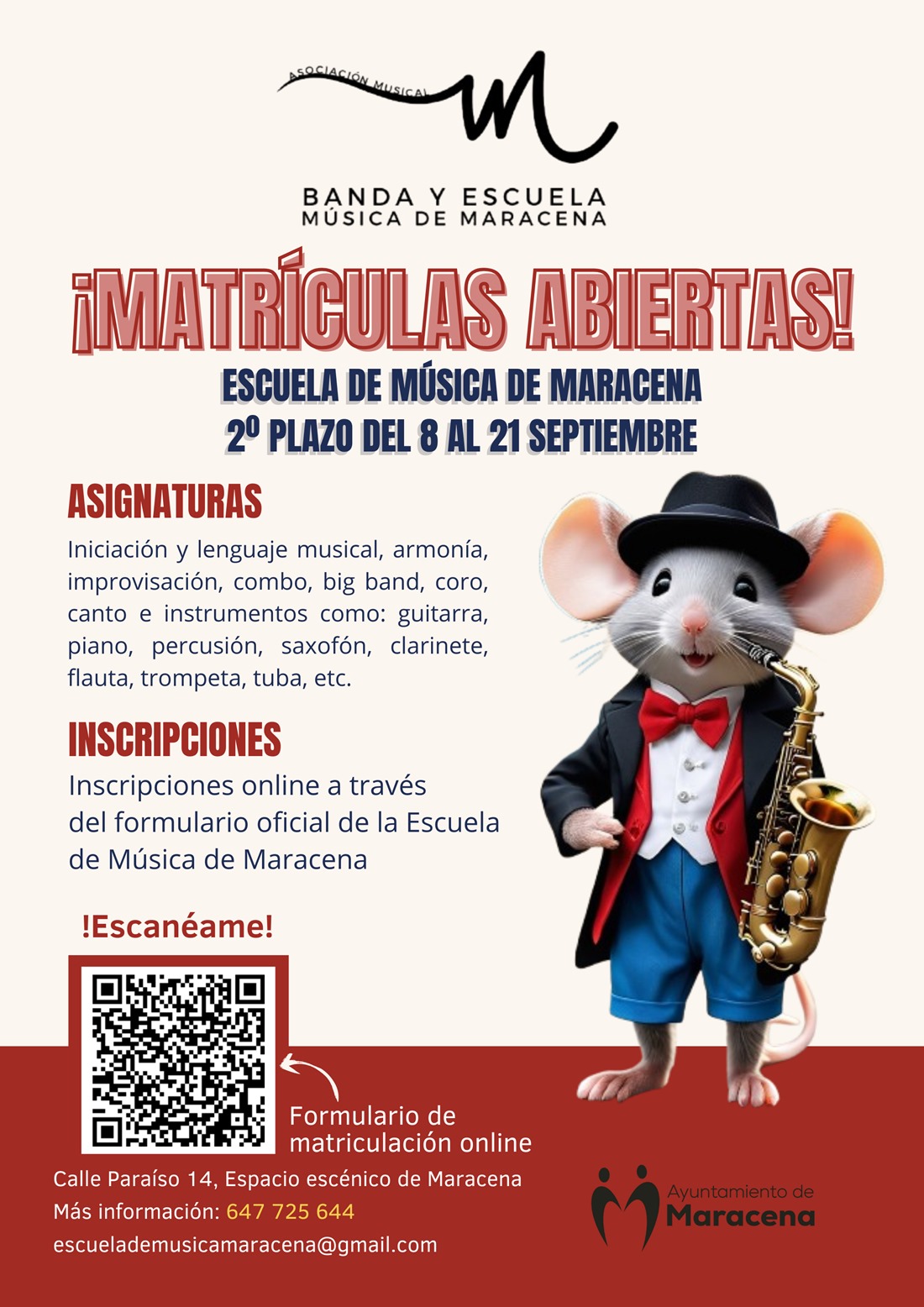 (ESCUELA DE MÜSICA DE MARACENA)
