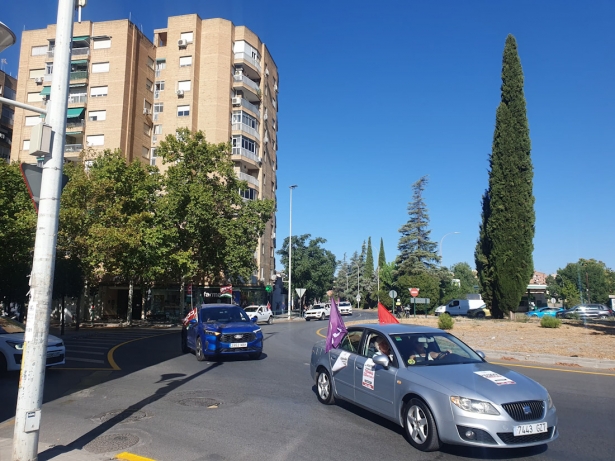 Caravana de coches (CCOO)