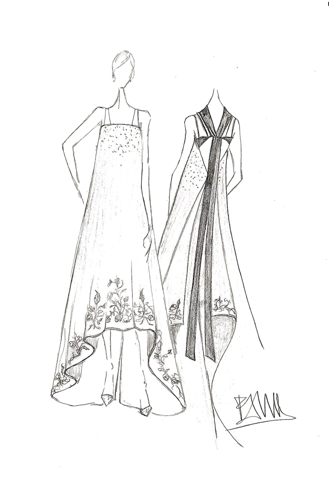 Boceto de Pilar Dalbat 