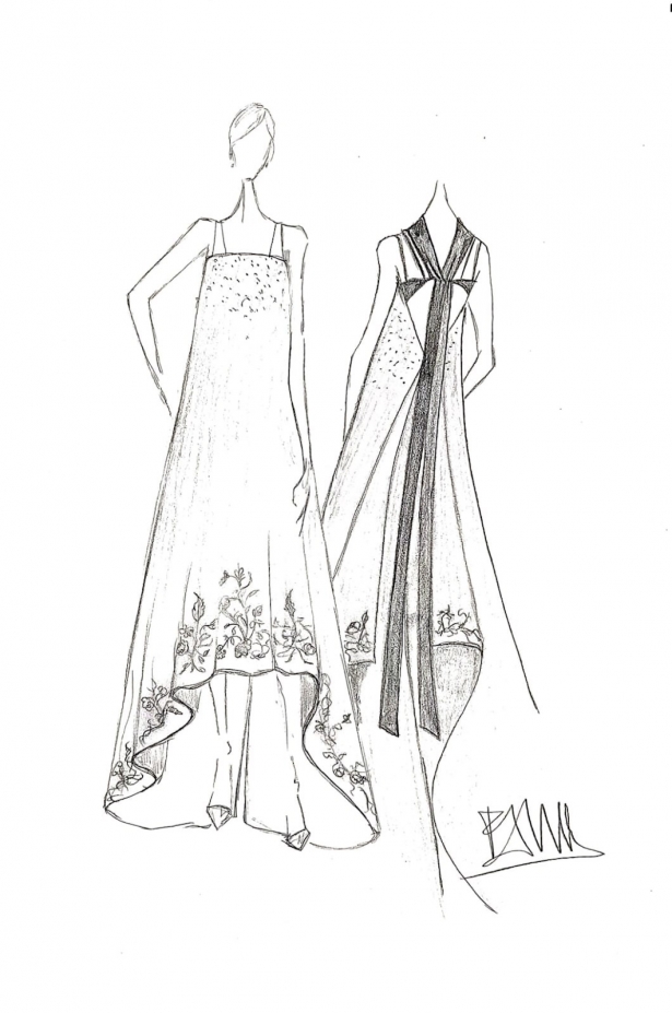 Boceto de Pilar Dalbat Boceto de Pilar Dalbat