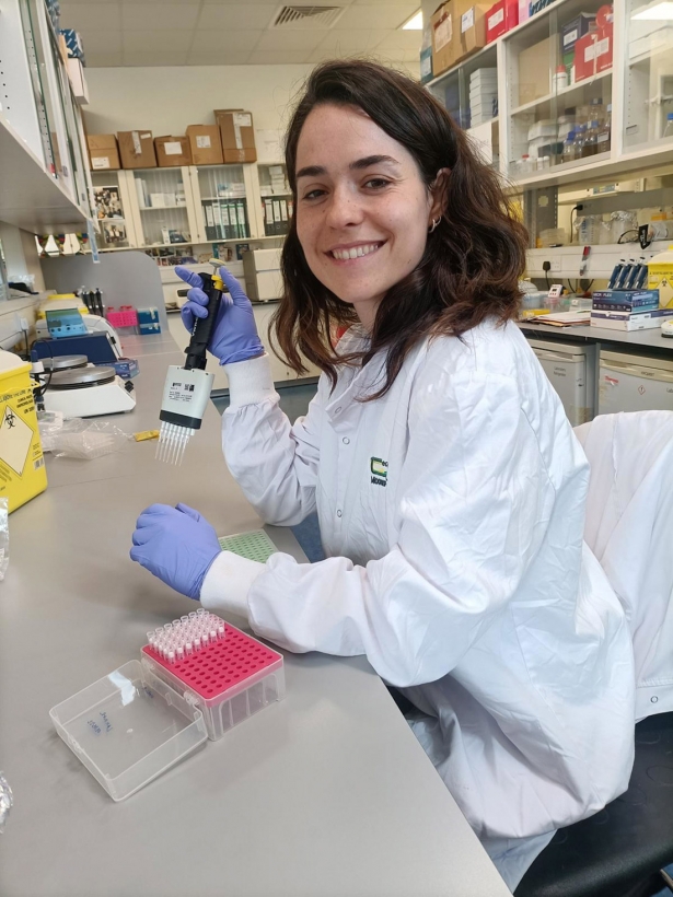 La doctora Soriano Lerma, autora principal del trabajo sobre alteraciones en la salud intestinal por falta de hierro (UGR)