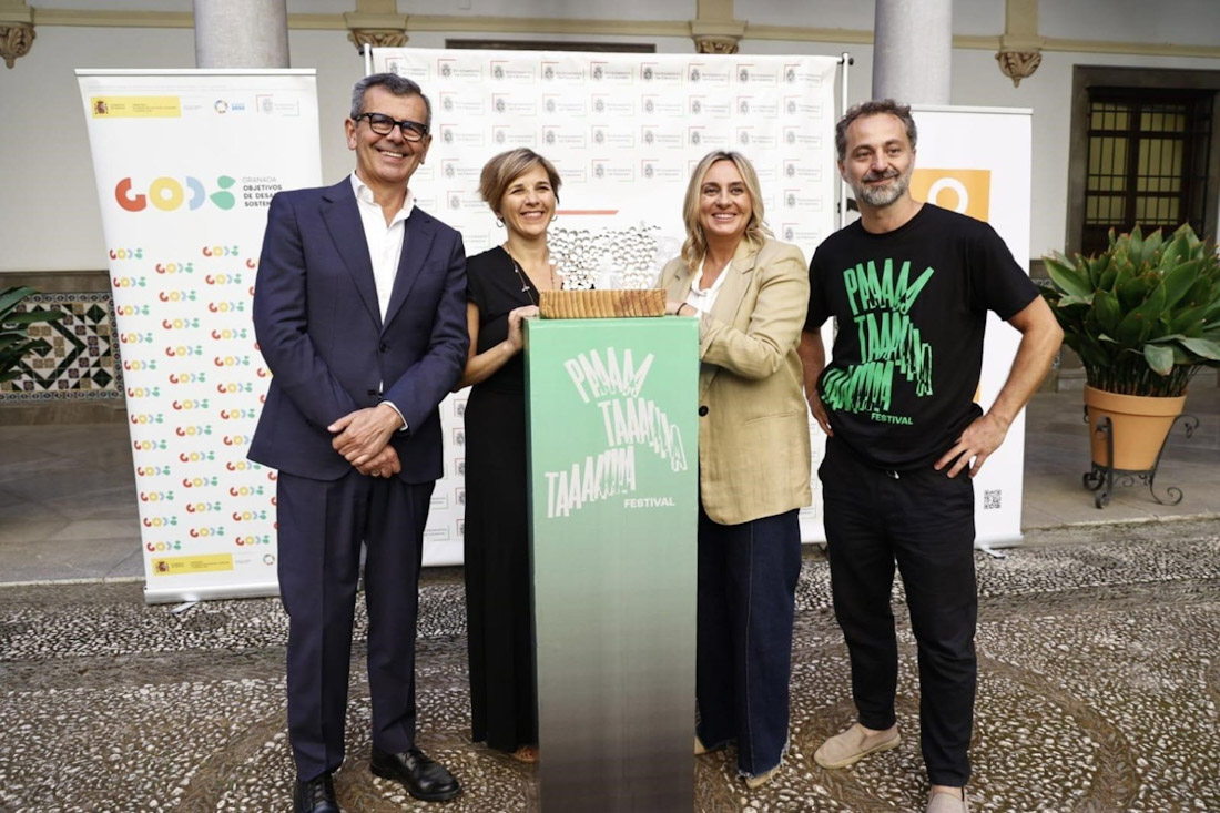 Presentación del Pa-ta-ta Festival, con la alcaldesa de Granada, Marifrán Carazo (AYUNTAMIENTO)