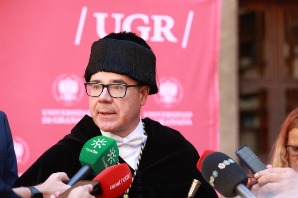 El rector de la UGR, Pedro Mercado, en imagen de archivo (ROCÍO RUZ - EUROPA PRESS)
