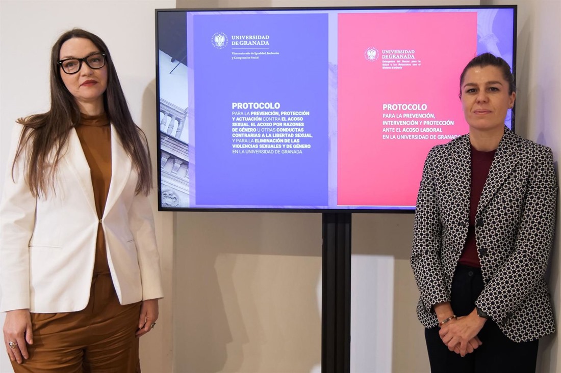 Presentación de los nuevos protocolos de la UGR frente al acoso sexual y laboral. (UGR)