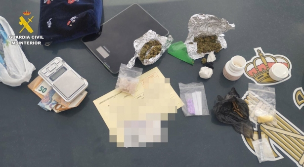 Drogas incautadas (GUARDIA CIVIL)