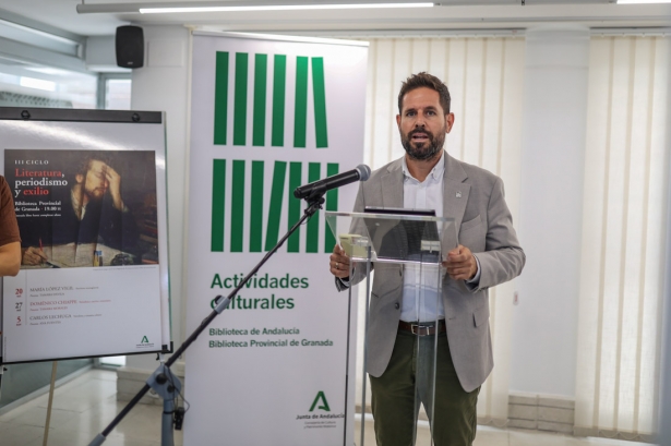 El delegado de Cultura y Deporte de la Junta en Granada, David Rodríguez (GPMEDIA)