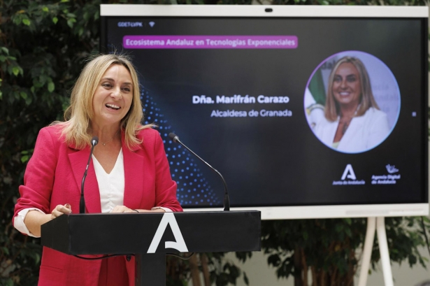 La alcaldesa de Granada, Marifrán Carazo. Imagen de archivo (ÁLEX CÁMARA - EUROPA PRESS)