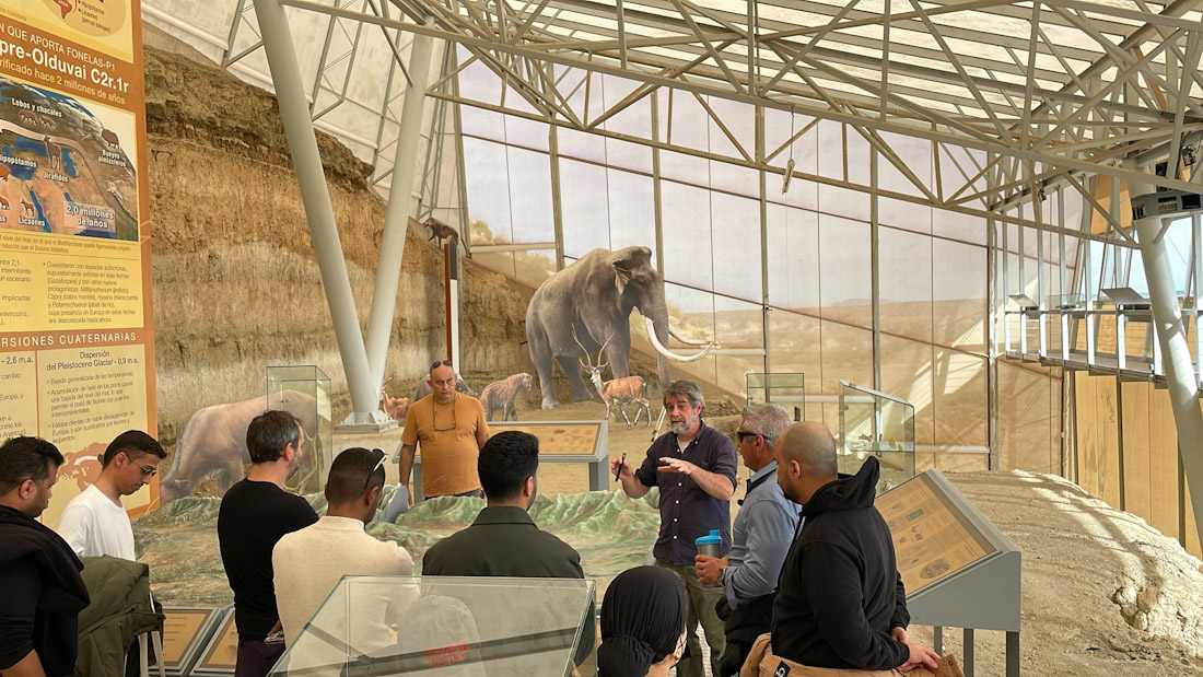 Visita de la delegación de Arabia Saudí (GEOPARQUE)