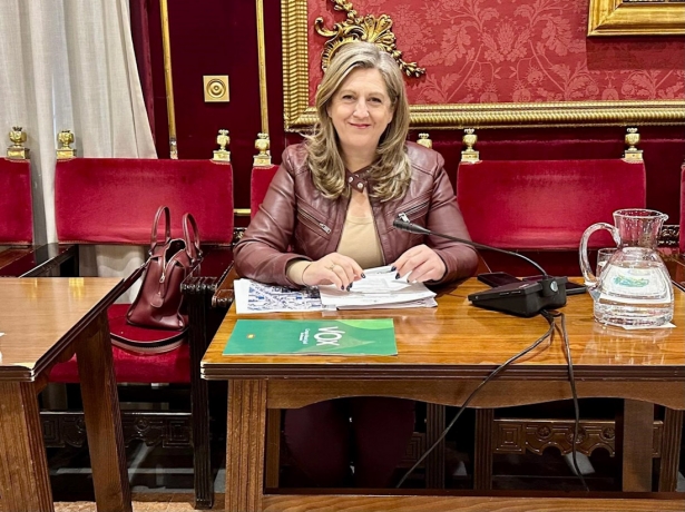 La portavoz de Vox en el Ayuntamiento de Granada, Beatriz Sánchez Agustino (VOX)