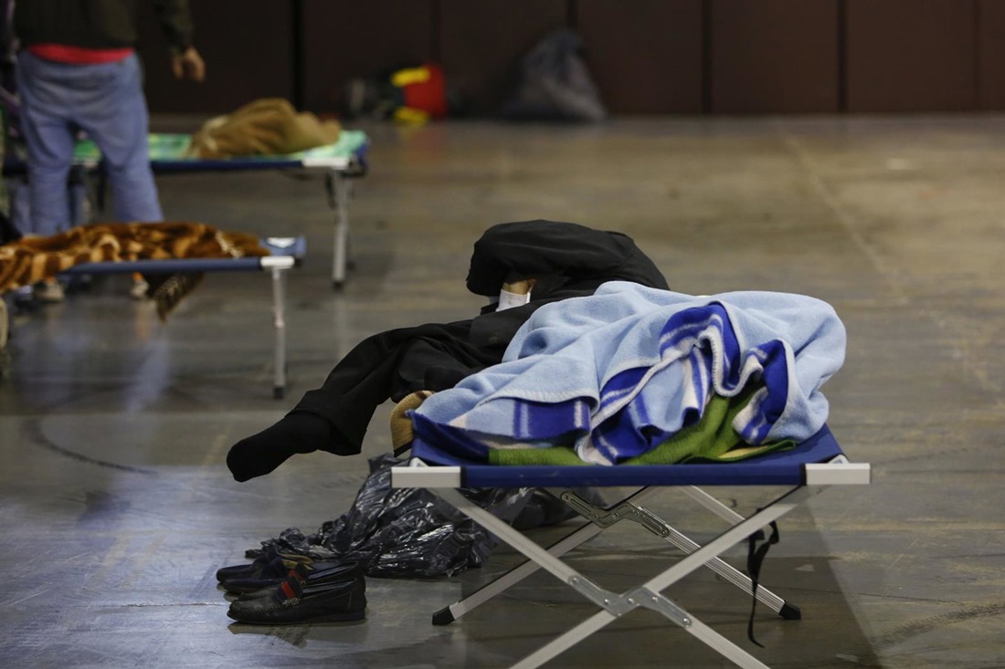 Persona sin hogar (ÁLEX CÁMARA / EUROPA PRESS)