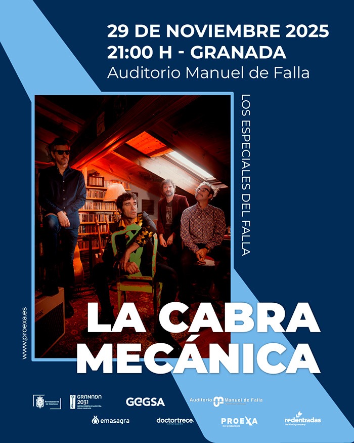 Concierto de La Cabra Mecánica en Granada