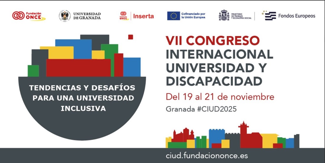 Cartel del VII Congreso Internacional Universidad y Discapacidad de Fundación ONCE. (FUNDACIÓN ONCE)